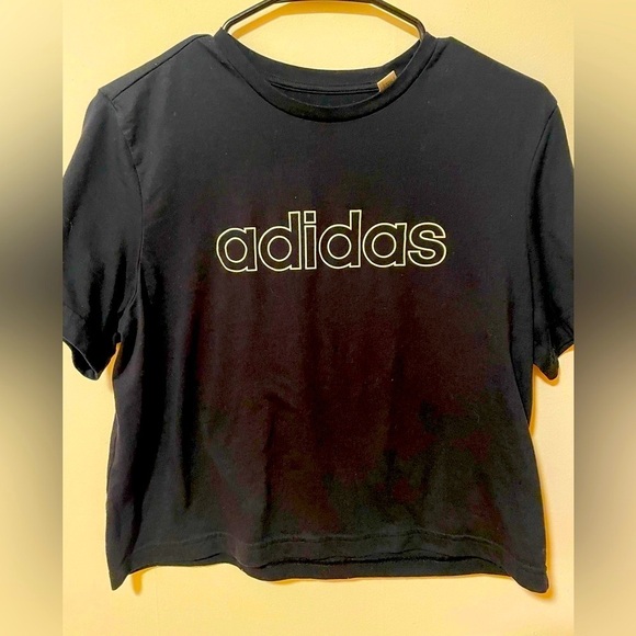 adidas Originals Tops - Adidas Originals Black Crop Top Women’s S